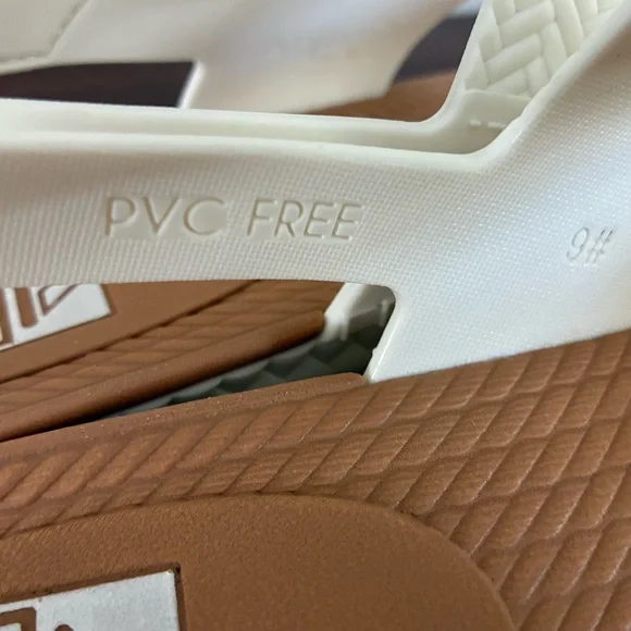 Reef Water Vista Sandals White/Tan Size 9 - Picture 10 of 11